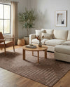 Urban Terrace Collection Area Rug -  Chelsea (Brown) Rectangle Brown  lifestyle 14