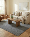 Highland Woven Jute Collection Area Rug - Glenmore (Navy Blue) Rectangle Navy Blue  lifestyle 4