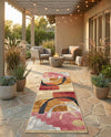 Urban Terrace Collection Area Rug -  Skyline Runner Multi  lifestyle 52