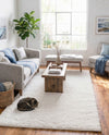 Alpine Plush Collection Area Rug -  Cortina (White) Rectangle White  lifestyle 6