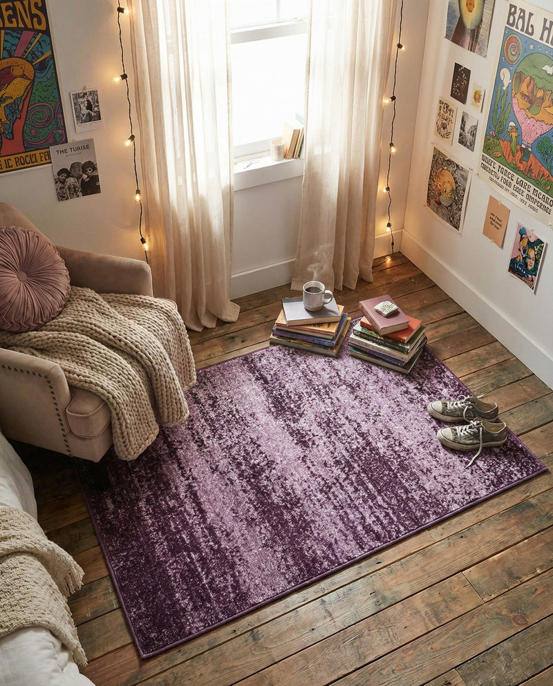 Studio Haven Collection Area Rug -  Gallery (Violet) Rectangle Violet  lifestyle 21