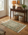 Ottoman Elegance Collection Area Rug - Sultan Rectangle Light Green  lifestyle 19