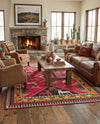 Sedona Vista Collection Area Rug -  Nolina Rectangle Pink  lifestyle 13