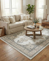 Beverly Grove Collection Area Rug -  Fairfax (Ivory) Rectangle Ivory  lifestyle 15