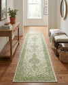 Dover Terrace Collection Area Rug - Marina (Green) Runner Green  lifestyle 33