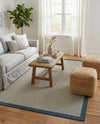 Terrace Fringe Collection Area Rug - Oceanside Rectangle Navy Blue  lifestyle 37