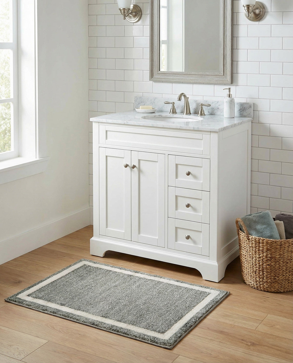Studio Haven Collection Area Rug -  Alcove (Gray) Rectangle Gray  lifestyle 10