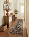 Neptune Elegance Collection Area Rug -  Galatea (Black) Runner Black  lifestyle 50