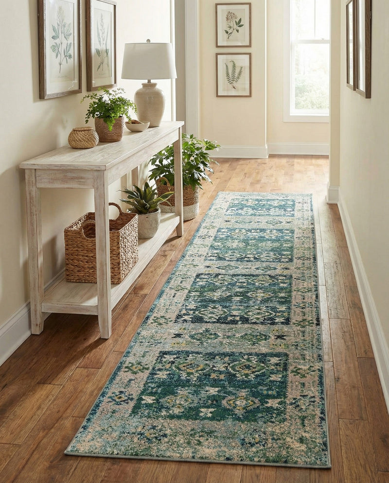 Sierra Collection Area Rug -  Sonoma Runner Green  lifestyle 61