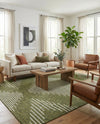 Urban Terrace Collection Area Rug -  Chelsea (Green) Rectangle Green  lifestyle 15