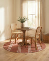 Urban Oasis Rugs Collection Area Rug -  District (Rust Red) Round Rust Red  lifestyle 23