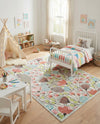 Wonder Tykes Collection Area Rug -  Fantasy Rectangle Ivory  lifestyle 24
