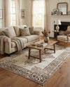 Sanctuary Retreat Collection Area Rug - Haven Rectangle Chocolate Brown  lifestyle 42