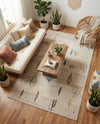Coastal Haven Collection Area Rug -  Surfside Rectangle Ivory  lifestyle 6