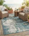 Seaside Haven Rugs Collection Area Rug -  Schooner Rectangle Blue  lifestyle 10