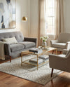 Hollywood Luxe Collection Area Rug -  Rodeo Rectangle White Silver  lifestyle 9