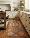 Benares Handwoven Jute Collection Area Rug - Ganges Runner Multi  lifestyle 50