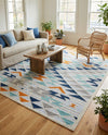 Bahama Breeze Outdoor Collection Area Rug -  Andros Rectangle Gray  lifestyle 11