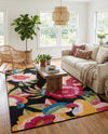 Seaside Blooms Collection Area Rug -  Versailles Rectangle Multi  lifestyle 35