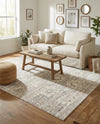 Seville Stripes Collection Area Rug -  Cordoba (Gray) Rectangle Gray  lifestyle 18