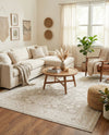Tribal Terrace Treasures Collection Area Rug -  Incan Isle (Light Gray) Rectangle Light Gray  lifestyle 10