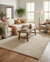Cozy Comfort Shag Collection Area Rug - Haven (Oatmeal Beige) Rectangle Oatmeal Beige  lifestyle 12