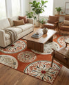 Urban Terrace Collection Area Rug -  Deck Rectangle Terracotta  lifestyle 19