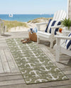 Seaside Haven Rugs Collection Area Rug - Sapphire (Green) Runner Green  lifestyle 42