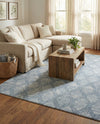 Aegean Elegance Washables Collection Area Rug -  Tinos Rectangle Blue  lifestyle 49