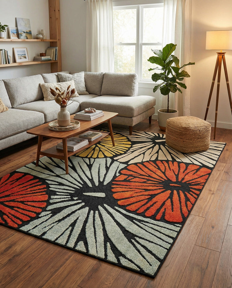 Outdoor Marrakesh Collection Area Rug -  Tetouan Rectangle Multi  lifestyle 11
