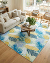 Seaside Blooms Collection Area Rug -  Sunkiss Rectangle Multi  lifestyle 11