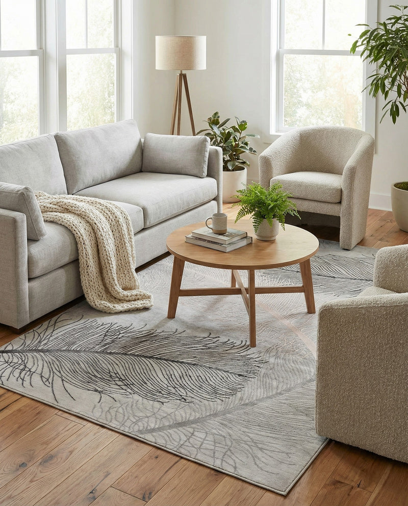 Bloomsbury Elegance Collection Area Rug -  Westminster Rectangle Gray  lifestyle 23