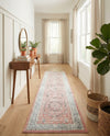 Adriana Terrace Collection Area Rug - Capri (Rose) Runner Rose  lifestyle 57