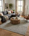 Bloomsbury Elegance Collection Area Rug -  Kensington (Gray) Rectangle Gray  lifestyle 12