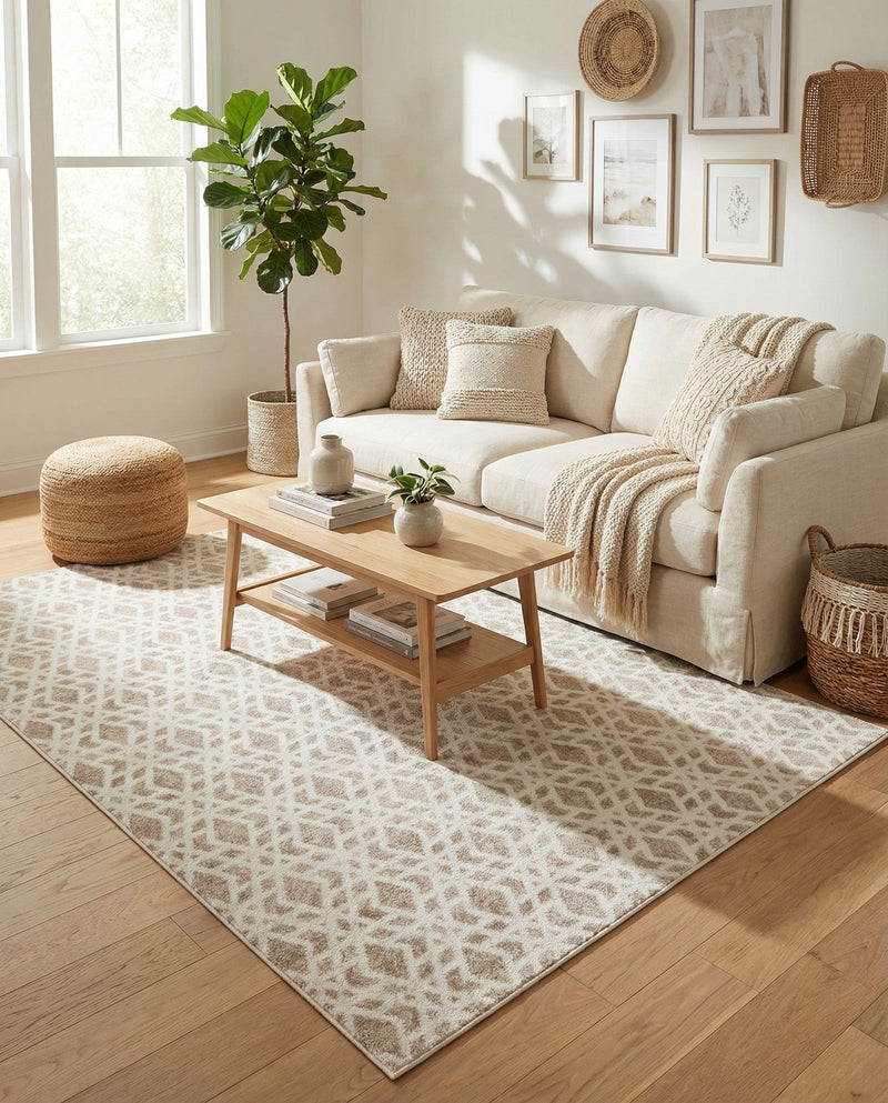 Coastal Haven Collection Area Rug -  Seafarer Rectangle Ivory  lifestyle 8