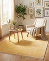 Bazaar Chic Collection Area Rug - Marrakech Rectangle Yellow  lifestyle 14