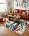 Outdoor Marrakesh Collection Area Rug -  Meknes Rectangle Multi  lifestyle 15