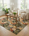 Seaside Blooms Collection Area Rug - Eden Square Multi  lifestyle 56