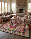 Sedona Vista Collection Area Rug -  Anasazi Rectangle Multi  lifestyle 12