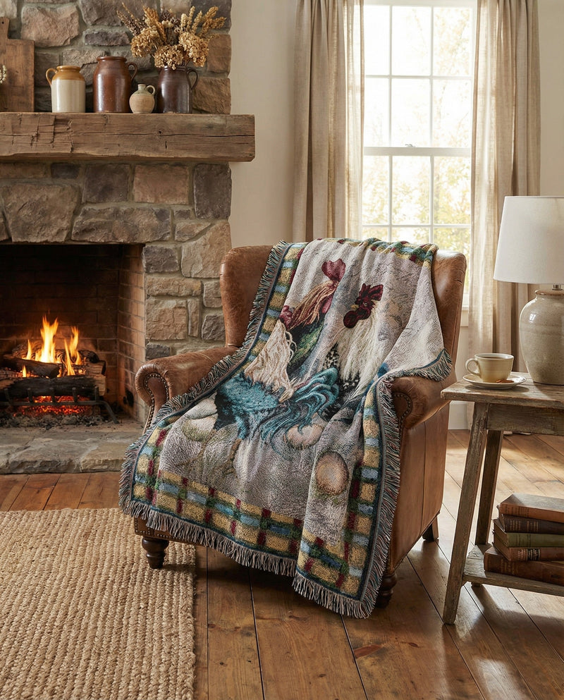 Fleece Haven Collection Area Rug -  Vail Rectangle Multi  lifestyle 3