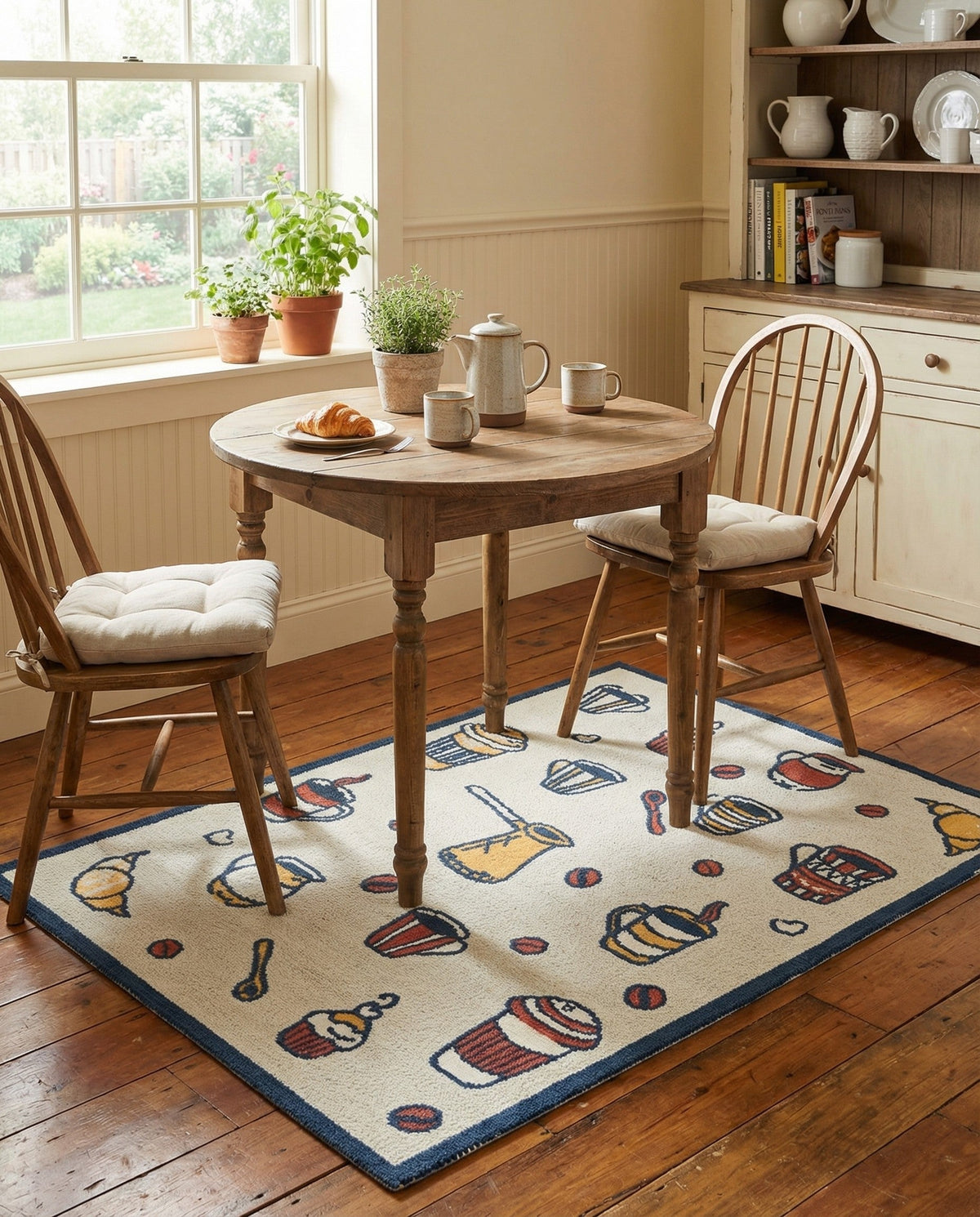 Terrace Collection Area Rug -  Pavilion Rectangle Ivory  lifestyle 10