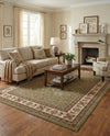 Jaipur Elegance Collection Area Rug -  Nahargarh (Green) Rectangle Green  lifestyle 11