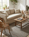 Woven Seaside Jute Collection Area Rug - Savannah (Gray) Rectangle Gray  lifestyle 18