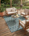 Urban Oasis Rugs Collection Area Rug -  Boulevard (Teal) Rectangle Teal  lifestyle 19
