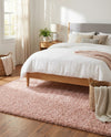 Alpine Plush Collection Area Rug -  Cortina (Dusty Rose) Rectangle Dusty Rose  lifestyle 5