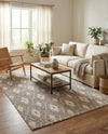 Sienna Collection Area Rug - Umbria Rectangle Cloud Gray  lifestyle 49