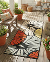 Outdoor Marrakesh Collection Area Rug -  Tetouan Runner Multi  lifestyle 37