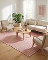 Urban Terrace Collection Area Rug -  Chelsea (Pink) Rectangle Pink  lifestyle 21