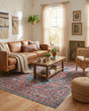 Zahara Oasis Collection Area Rug -  Fez Rectangle Blue  lifestyle 16