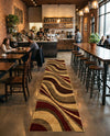 Bistro Lounge Collection Area Rug -  Frappe Runner Beige  lifestyle 50